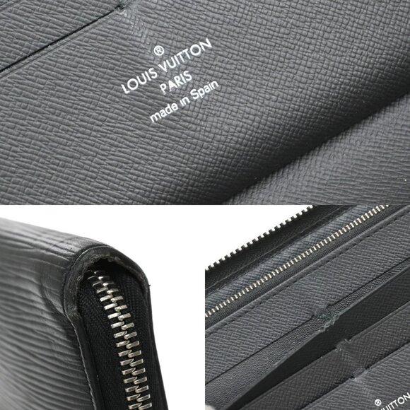 LOUIS VUITTON Zippy Organizer Long Wallet Epi Leather Black SHW - Picture 8 of 13